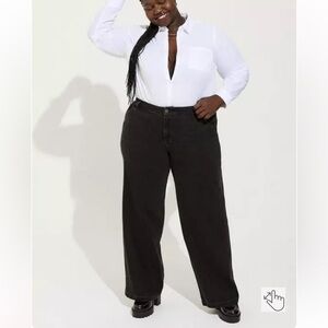 Torrid 16 Straight Classic Denim High-Rise Carpenter Jean